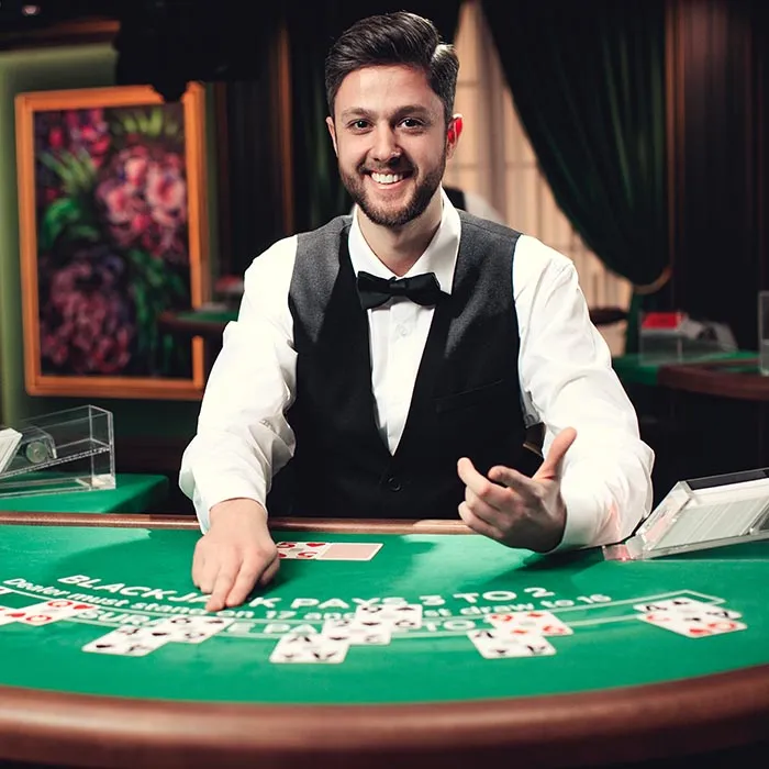 Live Blackjack table illustration